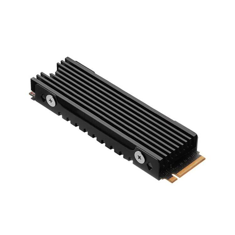 FinalCool M.2 2280 NVME SSD Radiator Aluminum Heat Sink for Desktop PC PS5(Black)