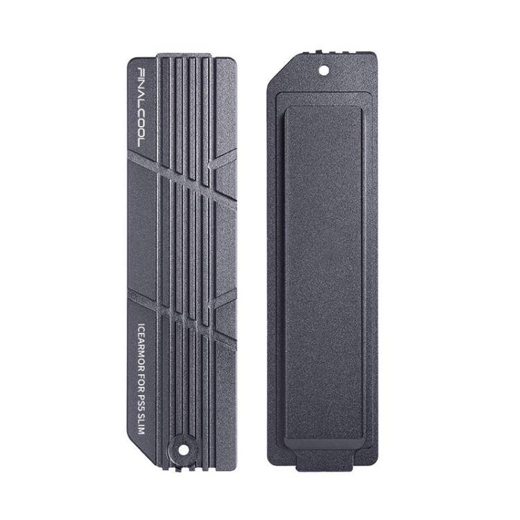 For PS5 Slim / Pro FinalCool M.2 2280 NVME SSD Radiator Integrated Aluminum Alloy Heatsink(Silver)
