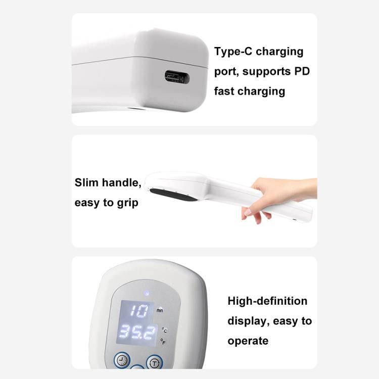 Home Full Body Pain Relief Infrared Physiotherapy Device with APP(White)