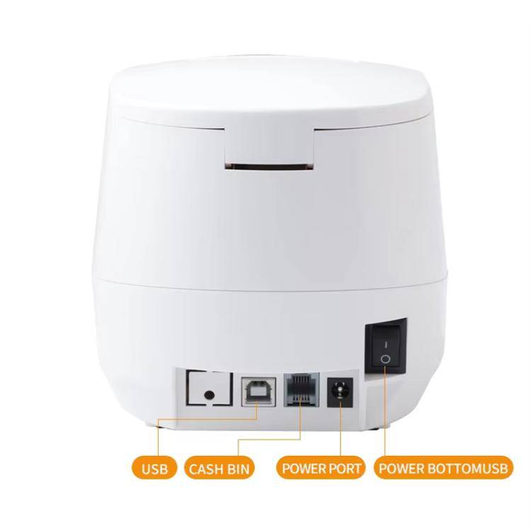 Xprinter XP-237B Barcode QR Code Supermarket Receipt Label Thermal Printer, Spec: USB+BT(UK Plug)