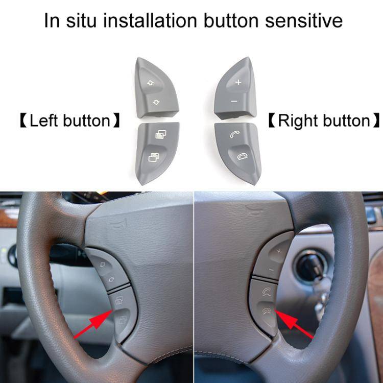 For Mercedes-Benz S-Class / CL-Class Car Steering Wheel Multi-Function Button Buttons 2208210679(...