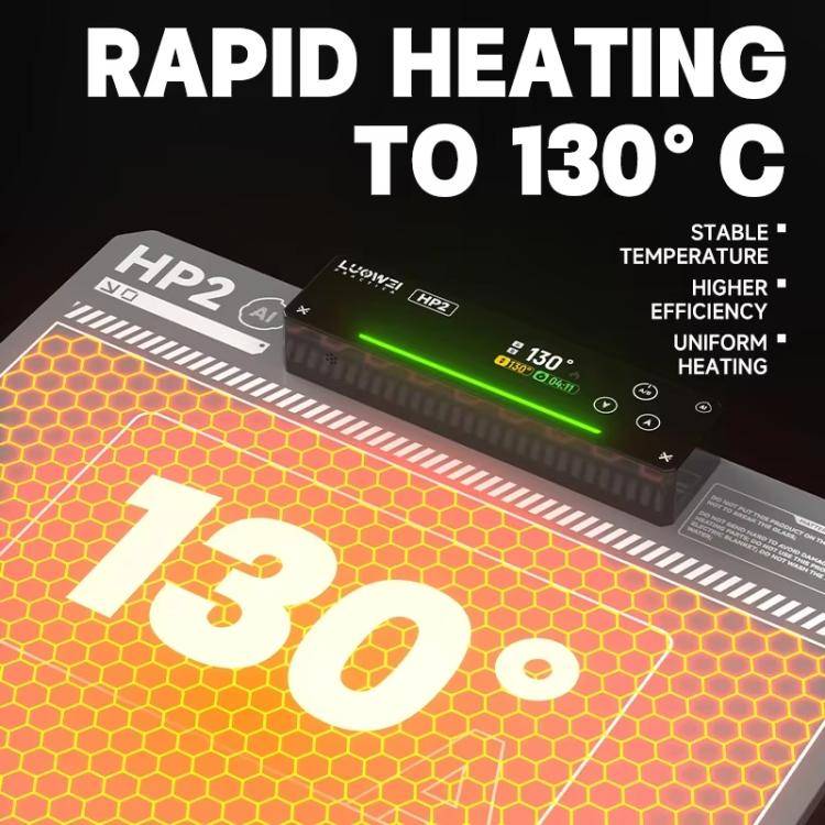 LUOWEI HP2 Screen Heating Table Constant Temperature Screen Removal Treasure Phone Tablet Screen ...