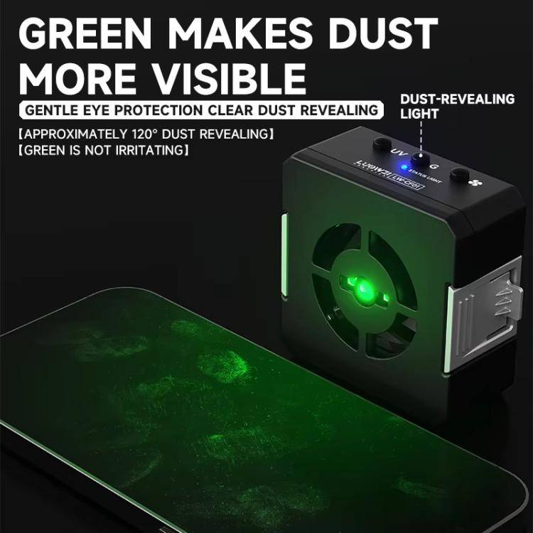 LUOWEI CF01 Cell Phone Repair 3 In 1 UV Curing Lamp Cooling Smoke Extractor Fan Dust Developer Lamps