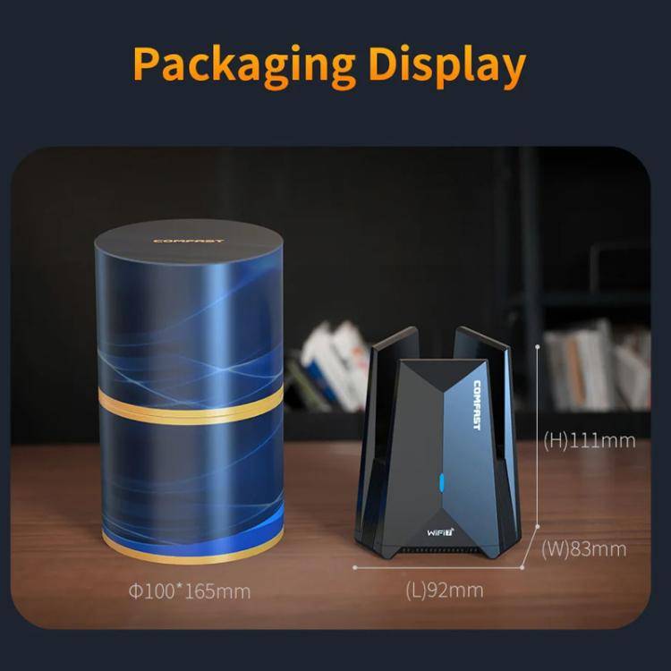 COMFAST CF-987BE Tri-band 6500Mbps WiFi7 USB 3.0 Wireless Network Adapter