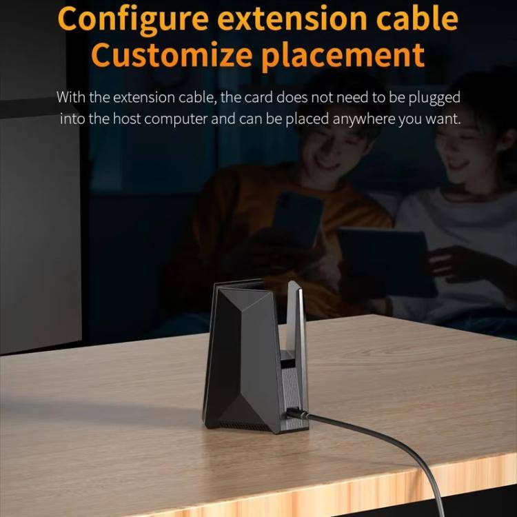 COMFAST CF-987BE Tri-band 6500Mbps WiFi7 USB 3.0 Wireless Network Adapter