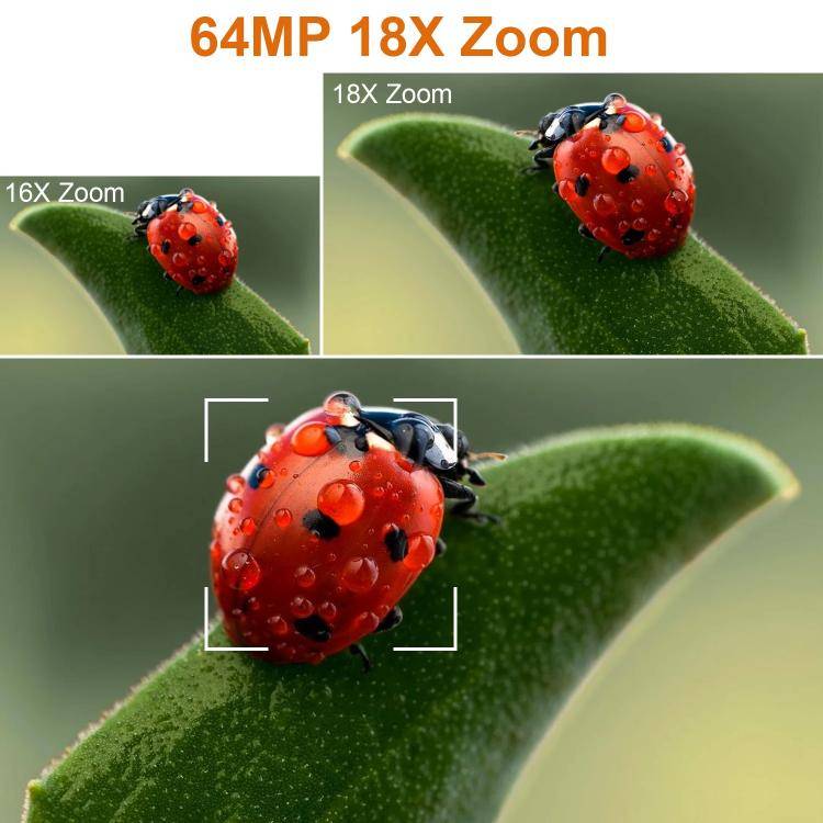 64MP 6K 18X Digital Zoom Ultra HD Video Camera With 4-Inch Touch Screen Camcorder 32G