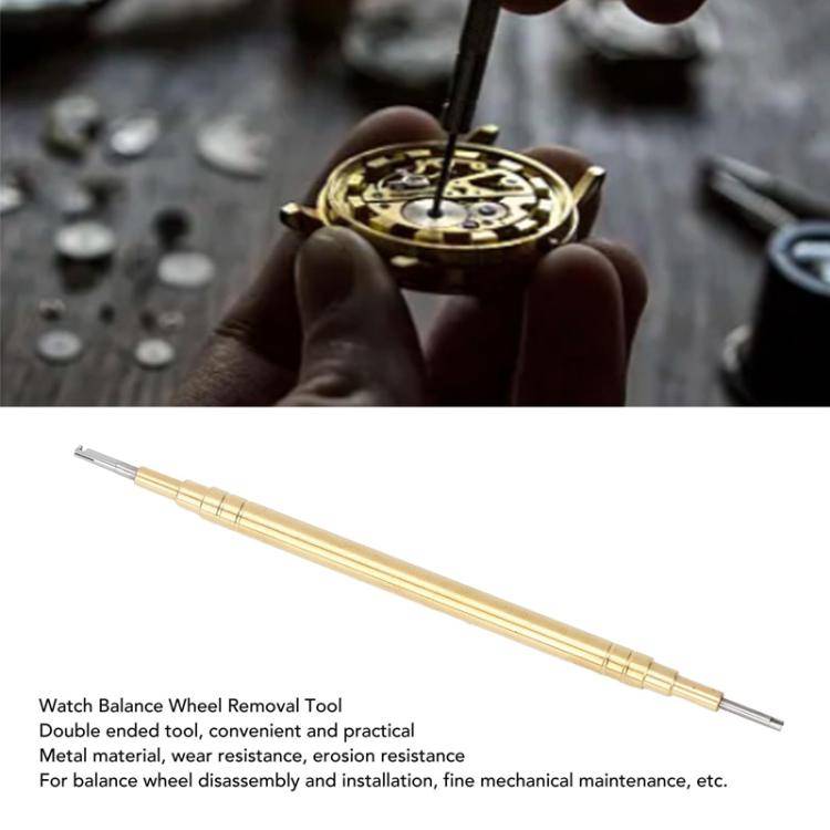 Watch Repair Double Ended Balance Removal Tool For ETA Seagull Movements(Gold)