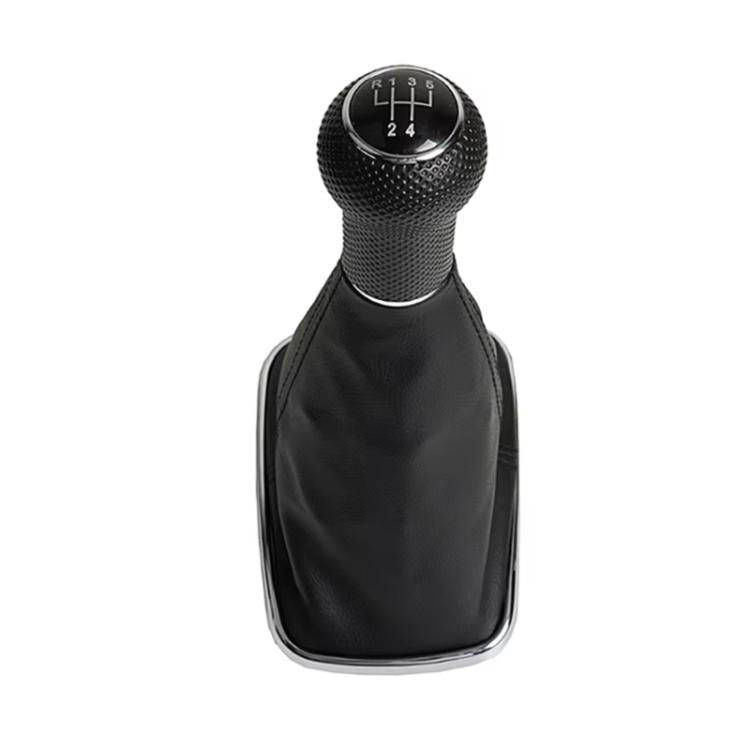 For Volkswagen Golf MK4 Gear Lever Hand Ball, Caliber: 23mm(Electroplating Black Line 5 Speed)