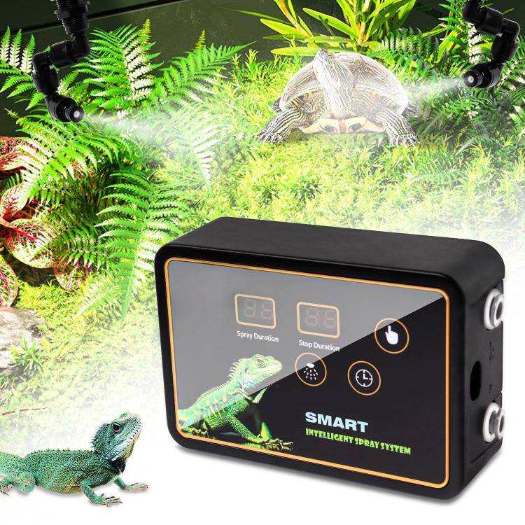 Smart Timer Misting System Kit For Reptile Terrariums Automatic Rainforest Habitat Sprayer UK Plug