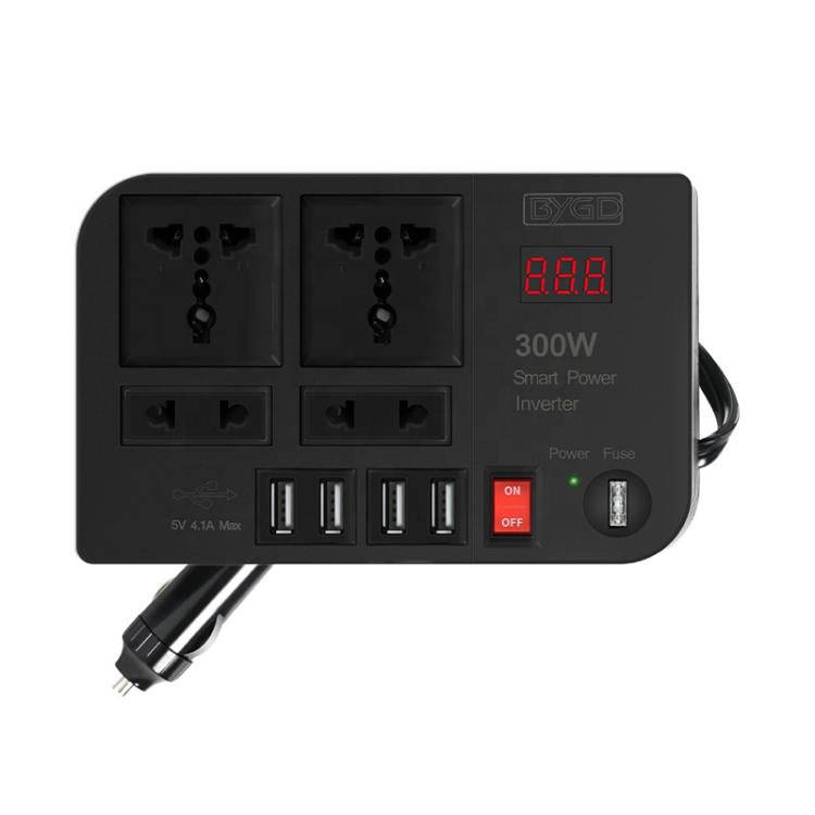 E8982 300W Car Inverter DC 12V To AC 220V Car Laptop USB Charging Universal Converter Power Adapter