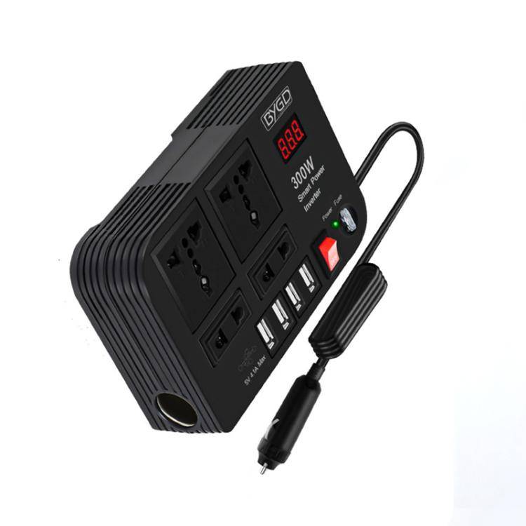 E8982 300W Car Inverter DC 12V To AC 220V Car Laptop USB Charging Universal Converter Power Adapter
