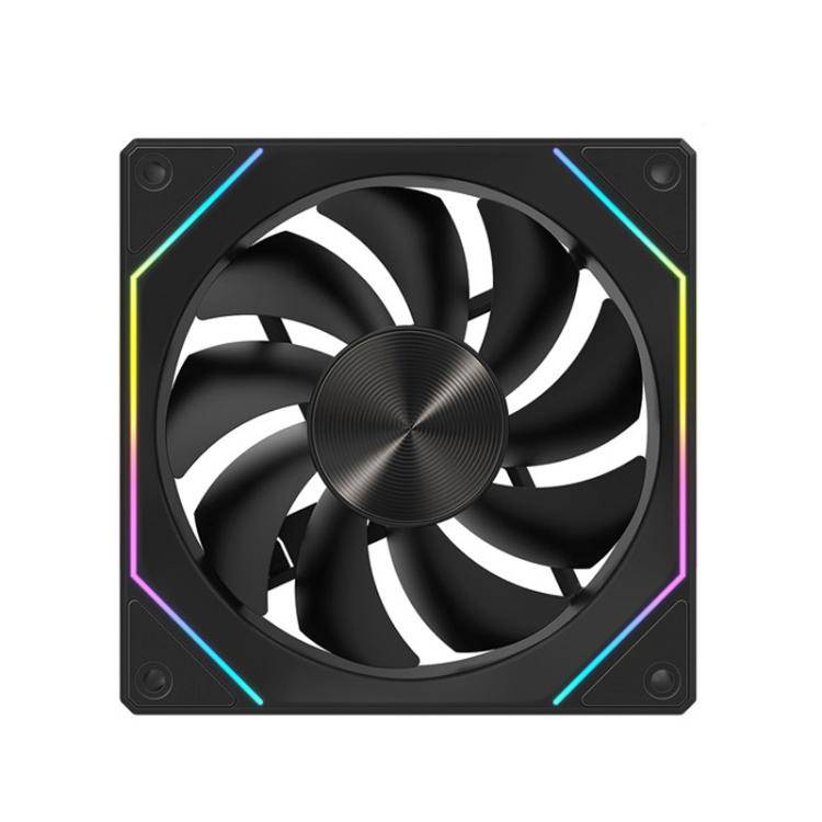 4RS 12cm Computer  Case Fan with Infinity Mirror ARGB Thermal Control & Ultra Quiet Cooling(Forwa...