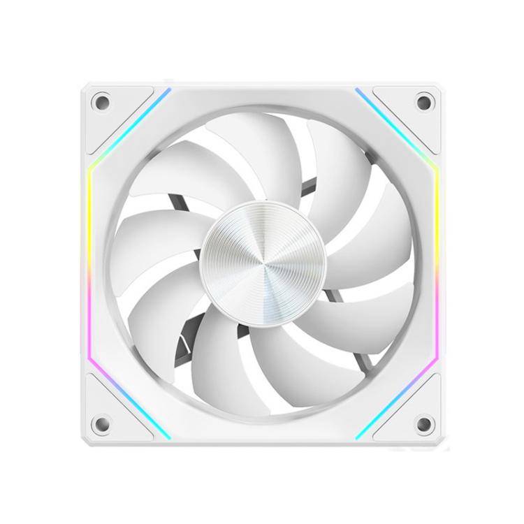 4RS 12cm Computer  Case Fan with Infinity Mirror ARGB Thermal Control & Ultra Quiet Cooling(Rever...