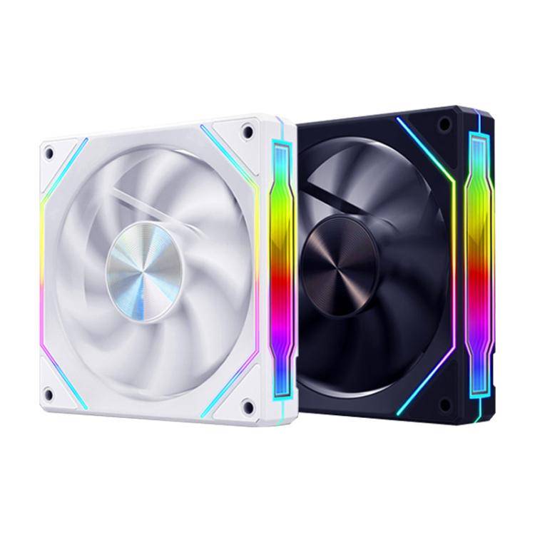 4RS 12cm Computer  Case Fan with Infinity Mirror ARGB Thermal Control & Ultra Quiet Cooling(Forwa...
