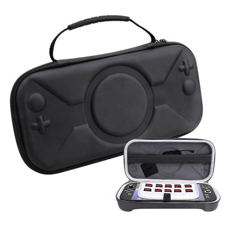For Nintendo Switch 2 Storage Bag Portable O-Pattern Handbag(PU Black)