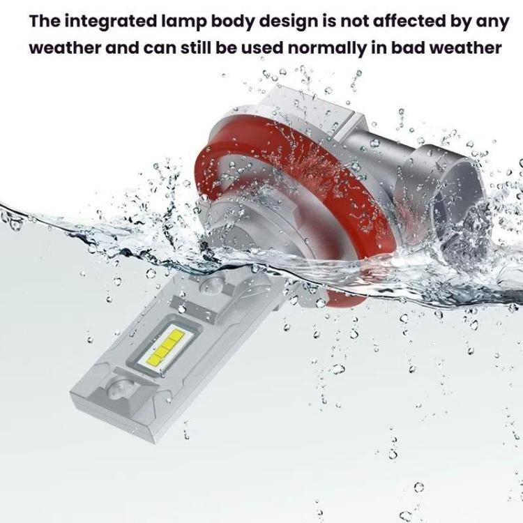 2pcs Mini 1:1 Direct Plug Car LED Headlight Bulb, Specifications: H1(White Light)
