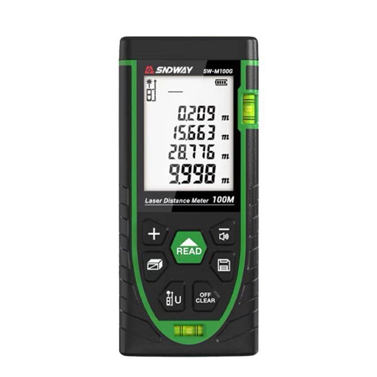 SNDWAY SW-M100G 100M Indoor Outdoor General Purpose Green Laser Range Finder