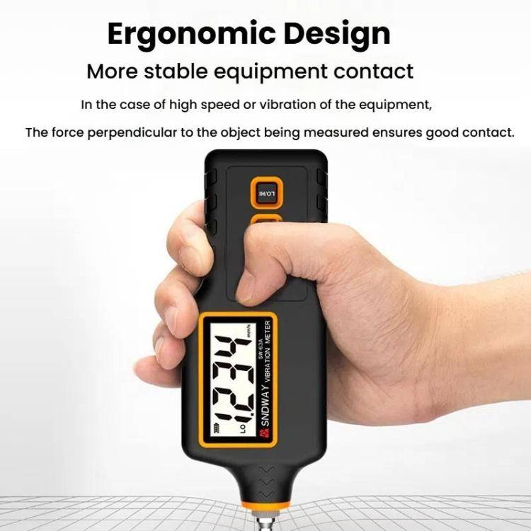 SNDWAY SW-63A Digital Vibrometer Motor Fault Detector Mechanical Vibration Measurement