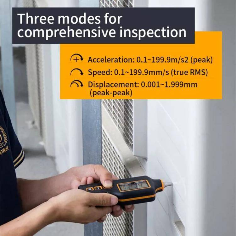 SNDWAY SW-63A Digital Vibrometer Motor Fault Detector Mechanical Vibration Measurement