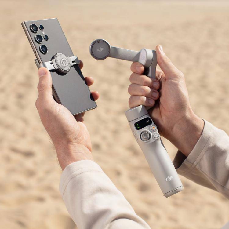 Original DJI Magnetic Phone Clamp 4 For Osmo Mobile 7P / 7 / 6 / SE / OM 5 / OM 4 SE / OM 4