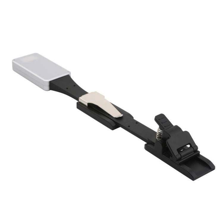 Portable Clip Book Lamp Mini Desk Lamp Learning Reading Rechargeable Clip Bookmark Light(Magnetic...
