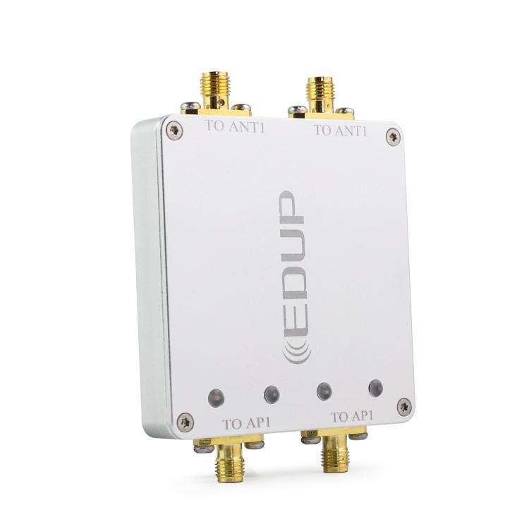 EDUP EP-AB023 2.4G+2.4G WiFi Signal Amplifier Remote Control Dual Channel 4W Expander