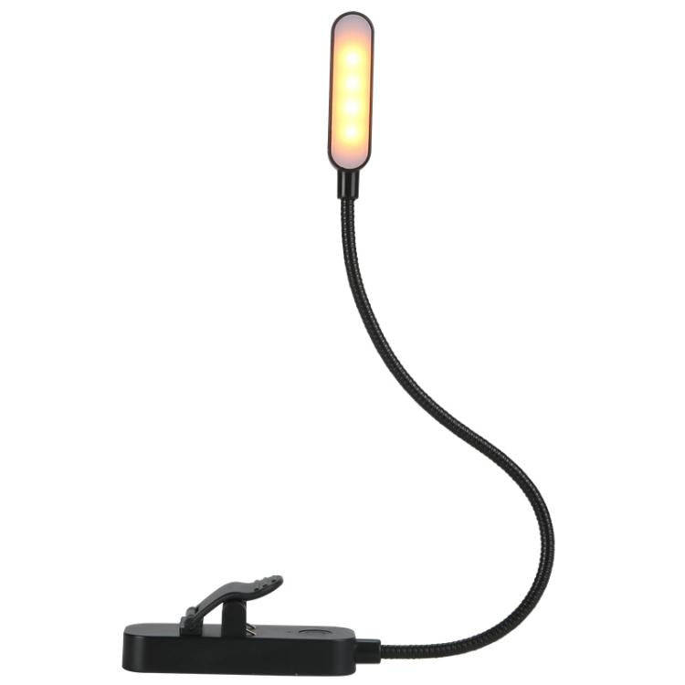 Hose Clip Book Light Night Reading Lamp Adjustable Brightness USB Rechargeable Book Clip Lights(8...