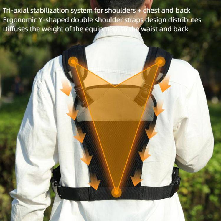 Cwatcun D182 Camera Strap Vest Outdoor Stress Relief DSLR Camera Quick Release Vest