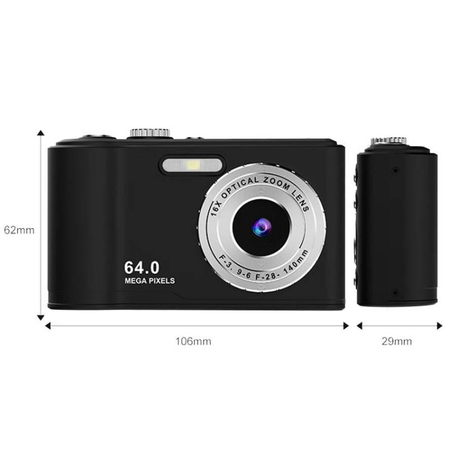 Q21 4K High Definition 16X Digital Zoom Camera 96 Megapixel Camera(Black)