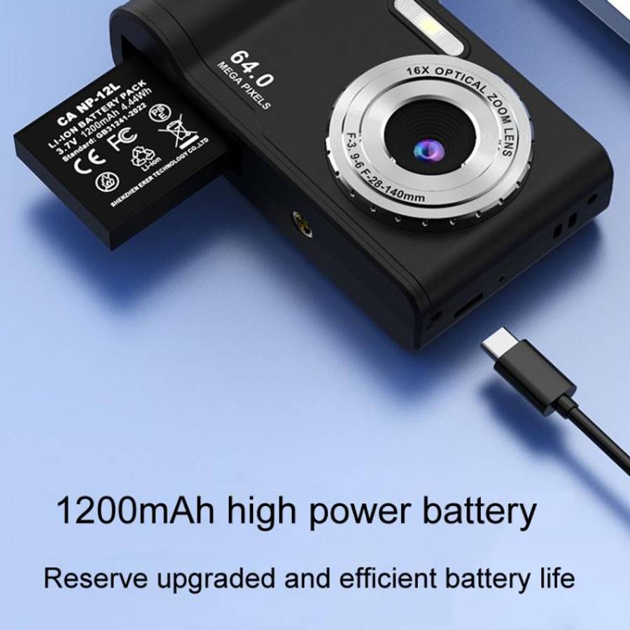 Q21 4K High Definition 16X Digital Zoom Camera 96 Megapixel Camera(Black)