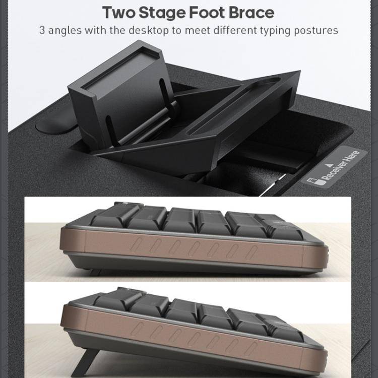 IMICE AN-800 Wireless Bluetooth Dual Mode Scissor Foot Structure Silent Keyboard(Black)
