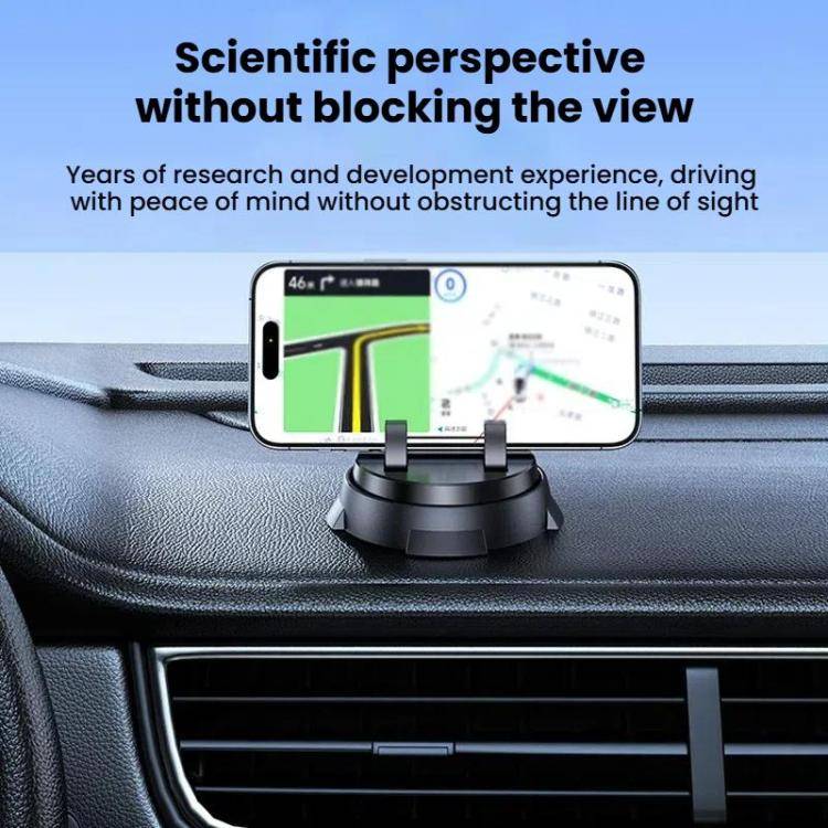 Car Navigation Stand Car Phone Holder 360 Rotating Powerful Adsorption Dashboard Multifunctional ...