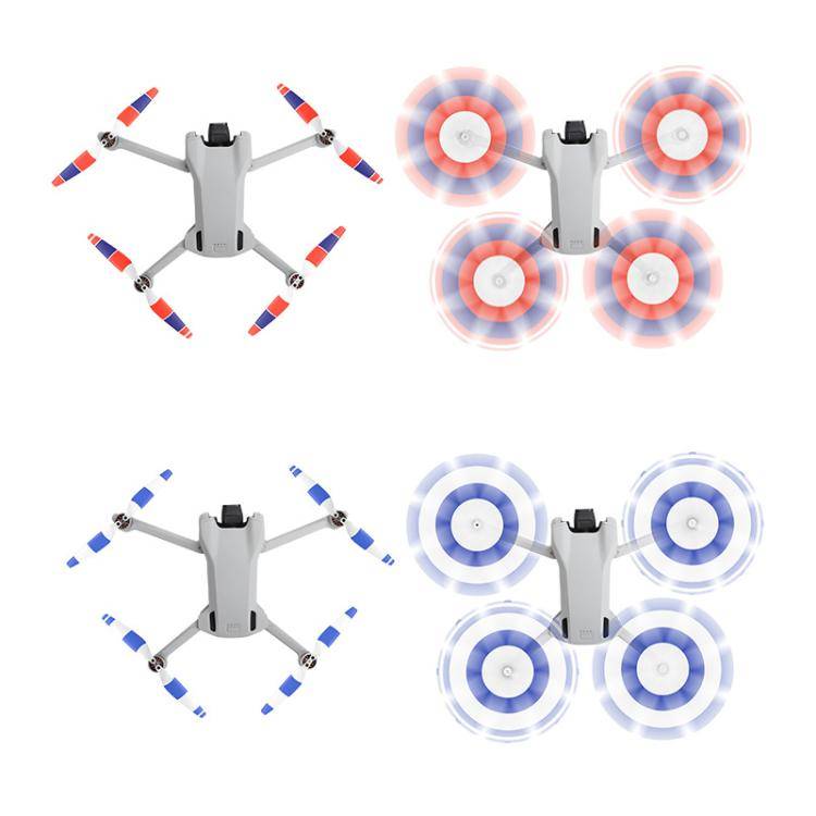 For DJI Mini 3 Drone 8pcs /Set 6030F Propeller Blades Low Noise Wings With Screwdrivers, Color: Y...