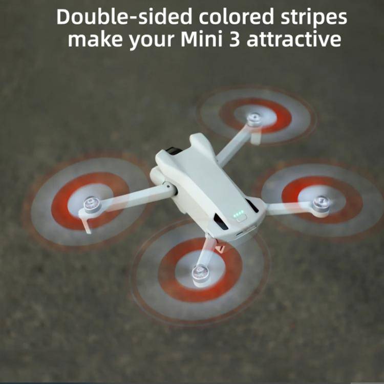 For DJI Mini 3 Drone 8pcs /Set 6030F Propeller Blades Low Noise Wings With Screwdrivers, Color: Y...