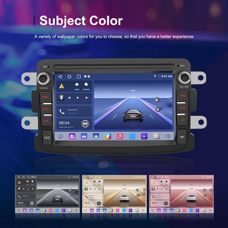 7 inch Horizontal Screen Android Navigation Car Bluetooth MP5 Player, For Renault / Captur / Symb...