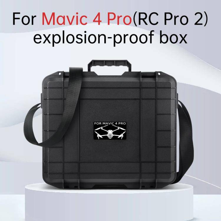 For DJI Mavic 4 Pro Creator Combo RC Pro 2 Explosion-Proof Case Storage Box Suitcase With Shoulde...