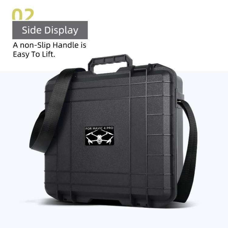For DJI Mavic 4 Pro Creator Combo RC Pro 2 Explosion-Proof Case Storage Box Suitcase With Shoulde...