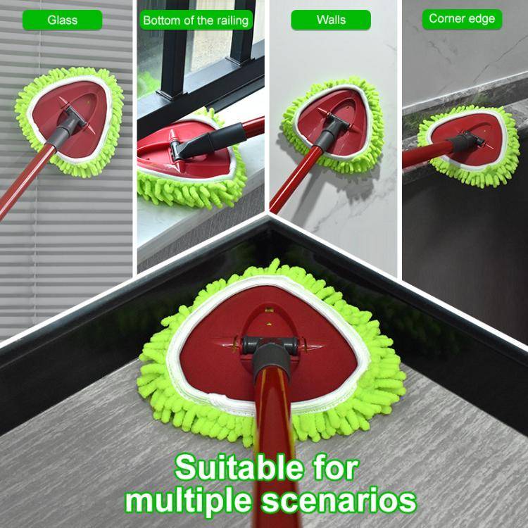 3pcs /Pack Mop Pads For O-Cedar EasyWring 1-Tank System Replacement Parts(Green)