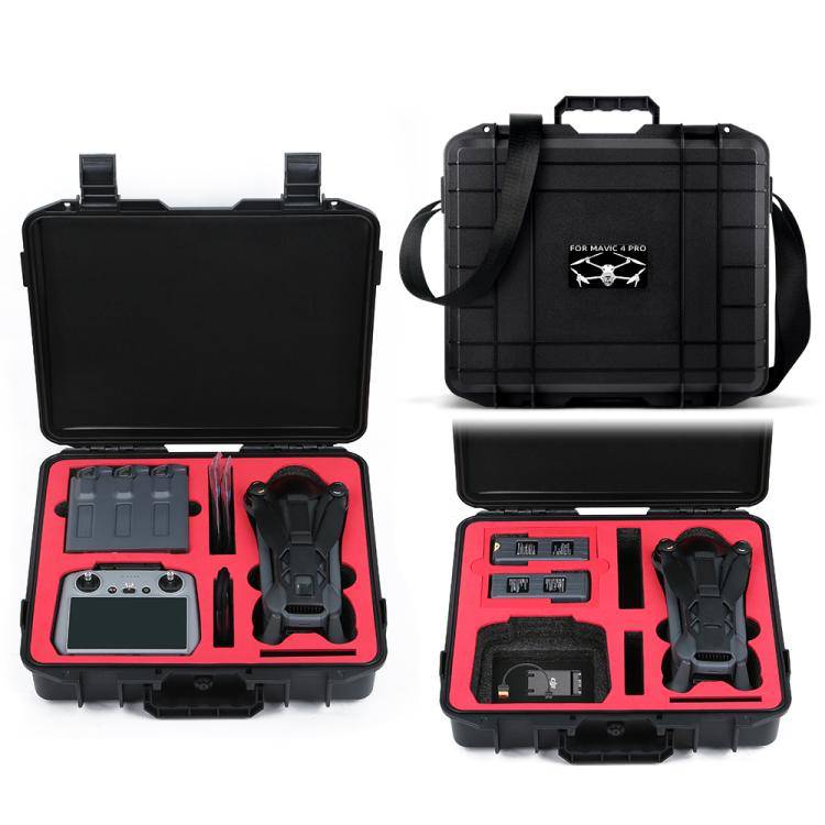 For DJI Mavic 4 Pro Fly More Combo RC 2 Explosion-Proof Box EVA Shockproof Storage Case With Shou...