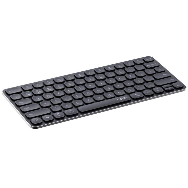 Rapoo E9000G Wireless Bluetooth Keyboard Computer Laptop Cell Phone Keyboard(Dark Gray)