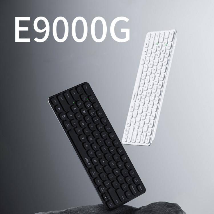 Rapoo E9000G Wireless Bluetooth Keyboard Computer Laptop Cell Phone Keyboard(Dark Gray)