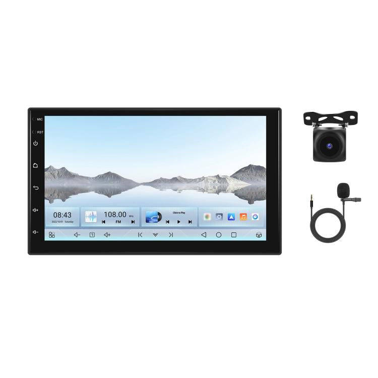 7 Inch 4+64G WiFi Version Dual Butt Universal Bluetooth Wireless Carplay Car Navigation Center Co...
