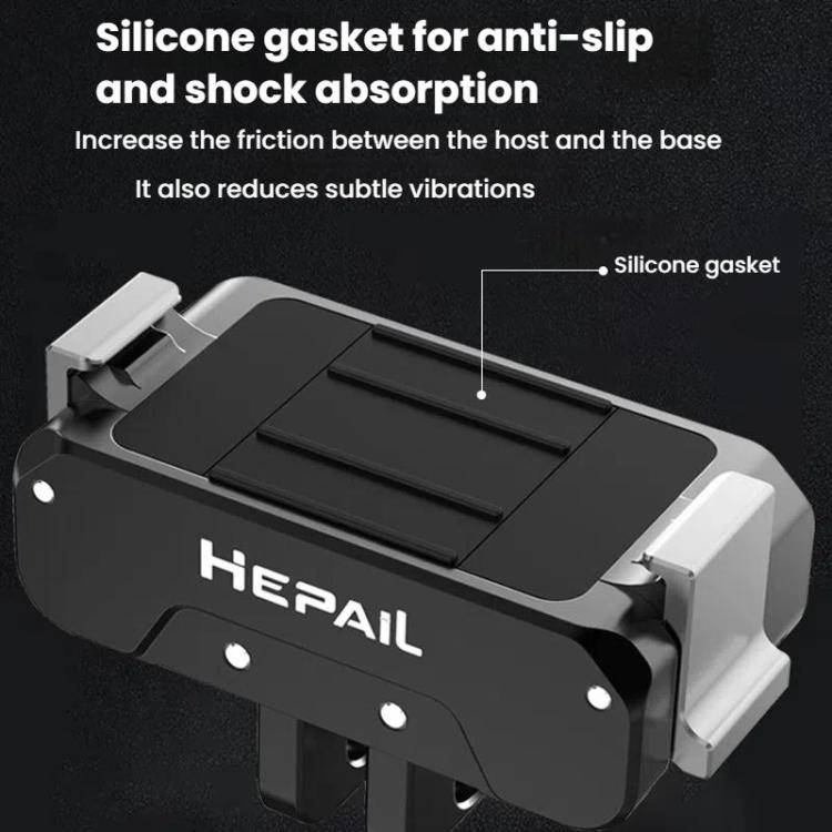 For DJI Osmo Action 4 / 3 HEPAIL AC-17 Metal Magnetic Quick Release