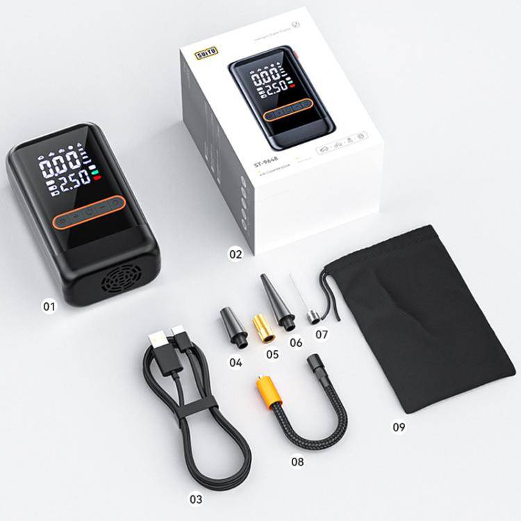SUITU ST-9648B Portable Wireless Digital Display Car Automatic Air Pump