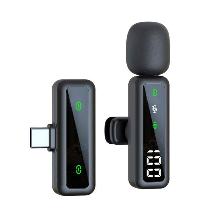 H67 Type-C Single Mic Live Noise Reduction Video Shooting Mini Mobile Phone Microphone Digital Wi...