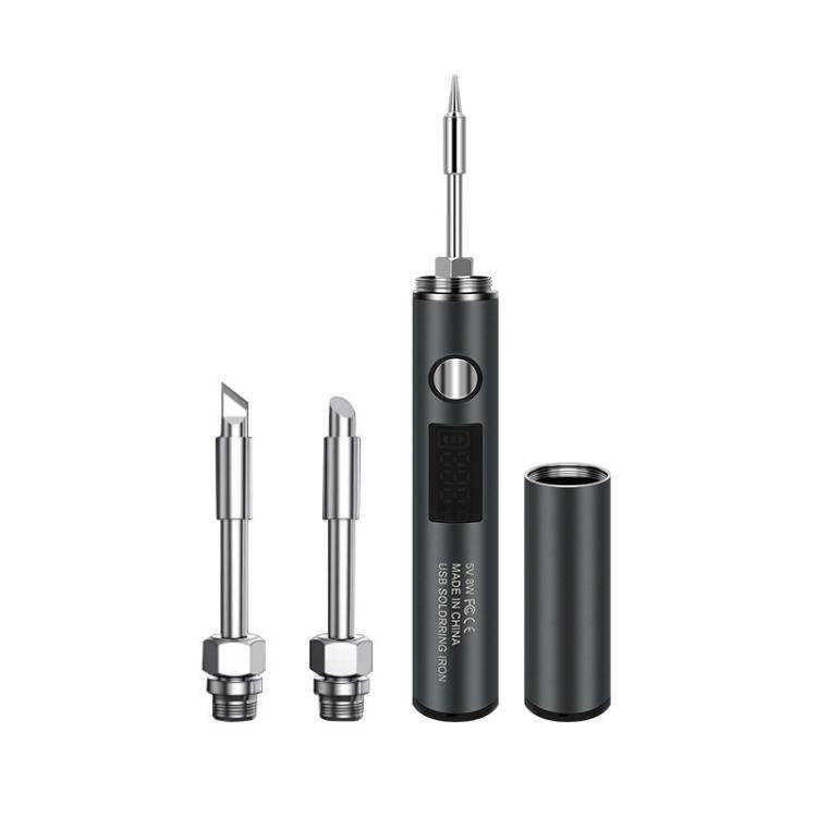 Mini USB Portable Wireless Digital Display Soldering Iron, Specification: Small 850 mAh + Blade +...
