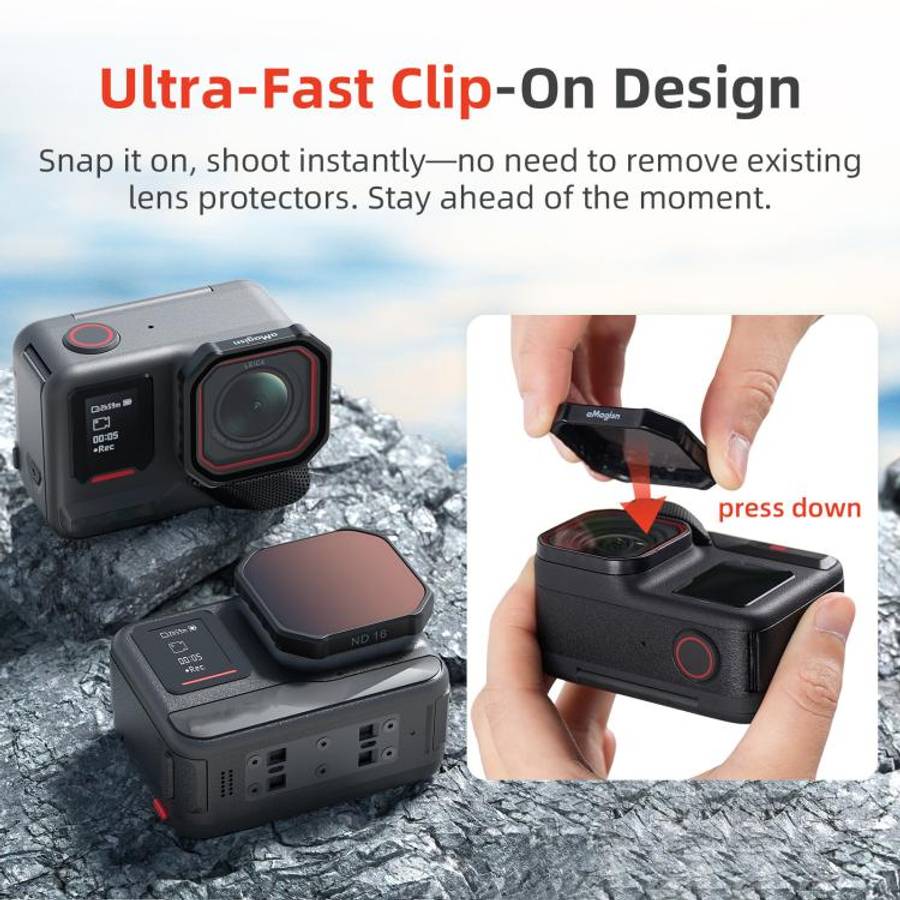 For Insta360 Ace Pro / Ace Pro 2 aMagisn AC28 Filter, Spec: CPL+ND8+ND16+ND32