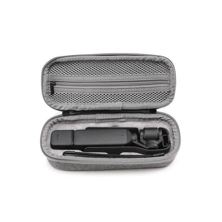 For DJI Pocket 3 BKANO Hard Shell Case Bag Handheld Camera Storage Box(Gray)