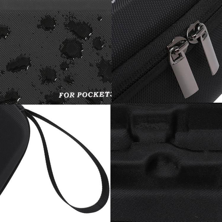 For DJI Pocket 3 Standard/Long-Battery Version BKANO Hard Case Slim Handheld Storage Bag(Black)