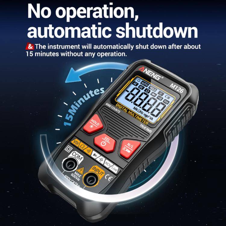 ANENG Anti-burn Electrical Digital Display Fully Automatic Digital Multimeter(M126)